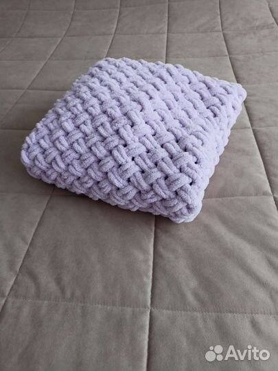 Плед детский вязаный ручная работа