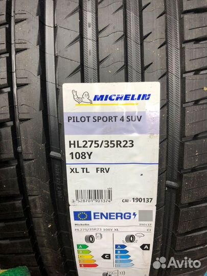 Michelin Pilot Sport 4 SUV 275/35 R23 и 315/30 R23 111Y