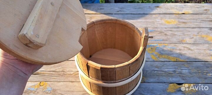 Деревянная бочка для кваса