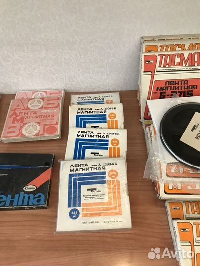Лента магнитная Славич, Свема, Тасма 525 м. 375 м