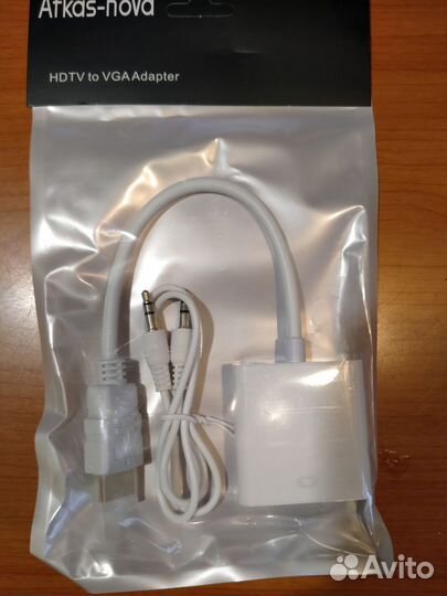Адаптер hdmi to VGA со звуком