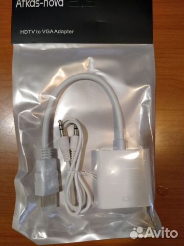 Адаптер hdmi to VGA со звуком