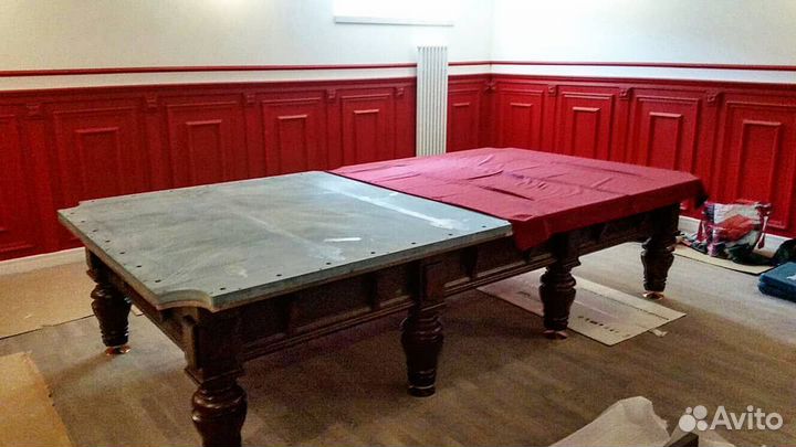 Ремонт бильярда, бильярдных столов. Замена сукна