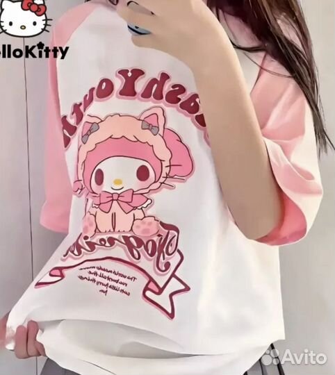 Футболка с Melody y2k hello kitty