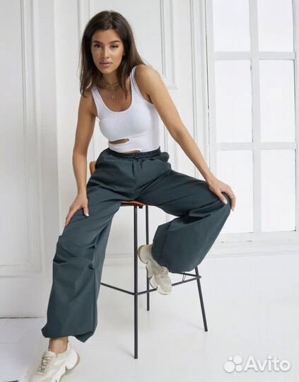 Штаны карго новые
