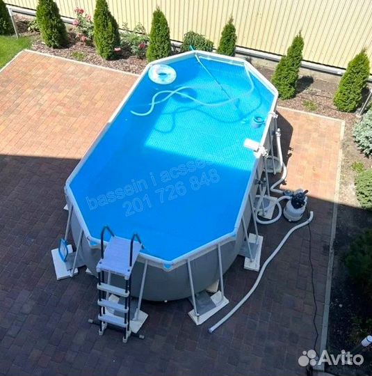 Каркасный Бассейн Овальный
