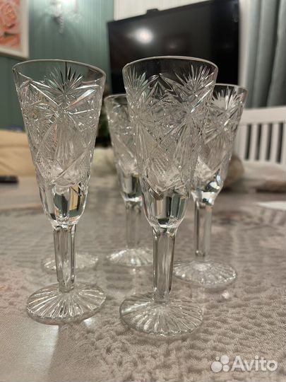 Хрустальные рюмочки СССР