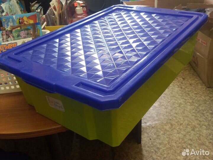 Ящик для игрушек большой на колесах