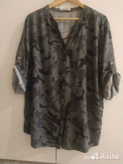 Блузка- рубашка размер 58-60