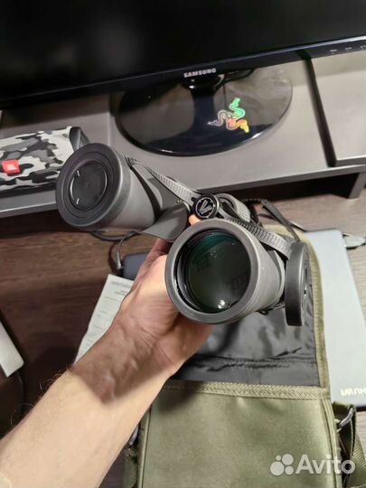 Бинокль новый Veber Classic бпц 12х50 VR серый