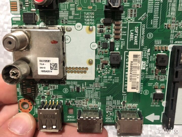 Плата от тв lj 8 8j2l00s7 gl 4 ic3000
