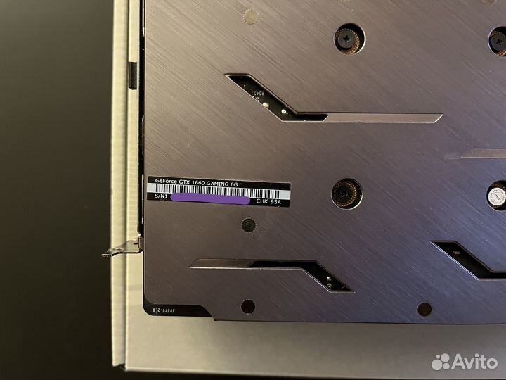 Видеокарта MSI GeForce GTX 1660 gaming 6G