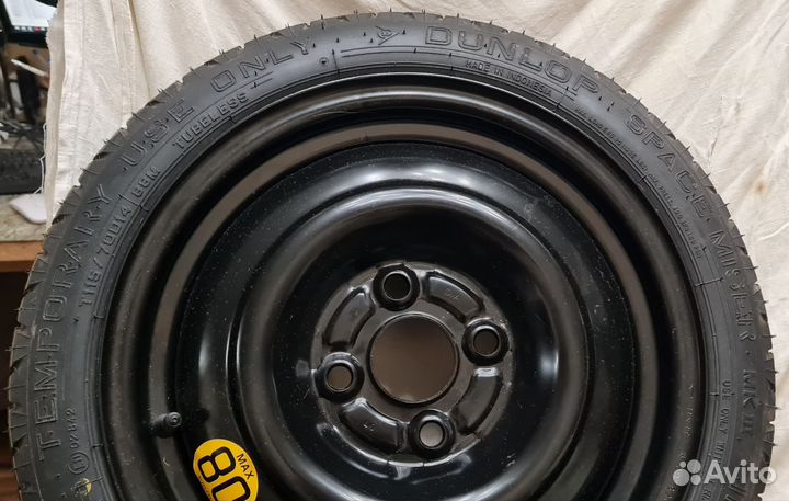 Запасное колесо на Toyota Passo 3 поколение