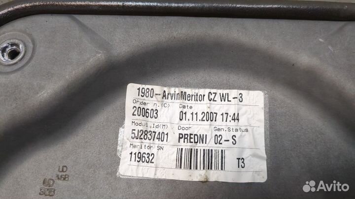 Стеклоподъемник электрический левый передний Skoda Fabia, 2007