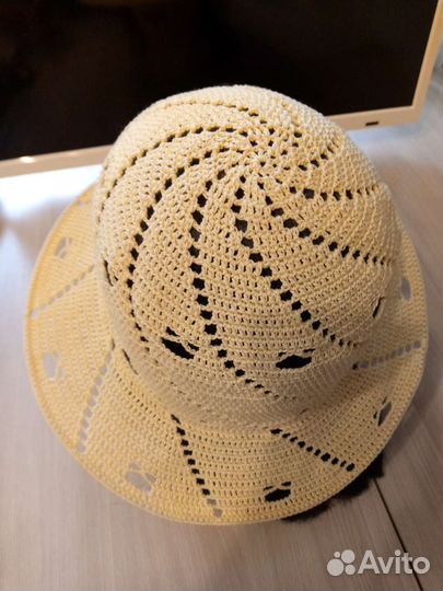Шляпа женская летняя крючком