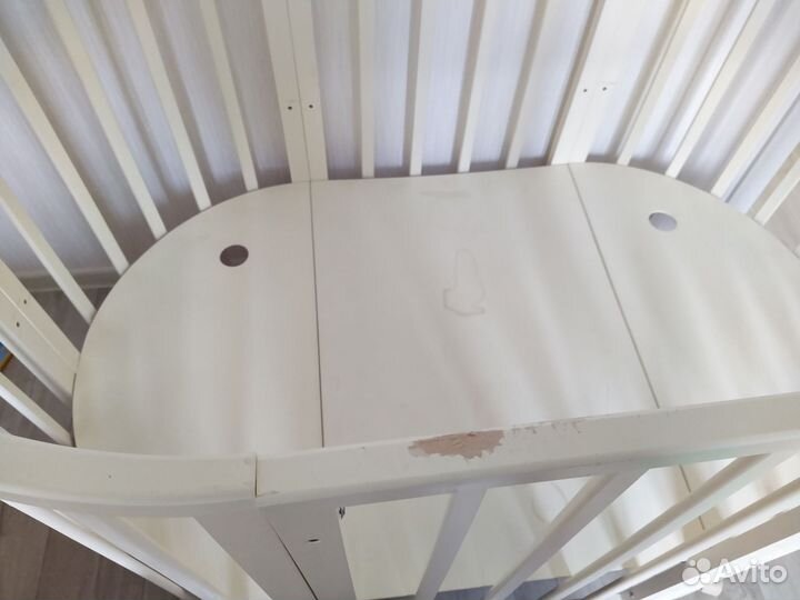 Кроватка детская круглая/овальная 8 в 1