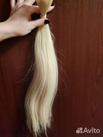 Волосы натуральные срез