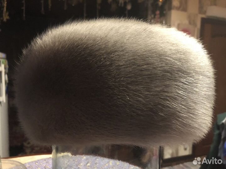 Шапка норковая фасон пилотка