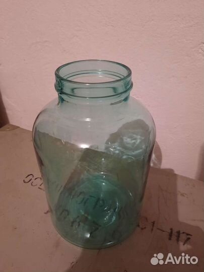 Банка стеклянная для термоса 3,0 литра (СССР)
