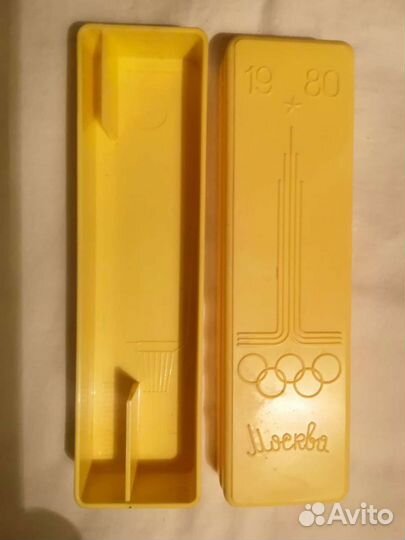 Коробка от зубной пасты и щётки олимпиада 80