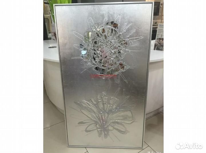 223912 Панно Franco Bertozzini Vision B argento