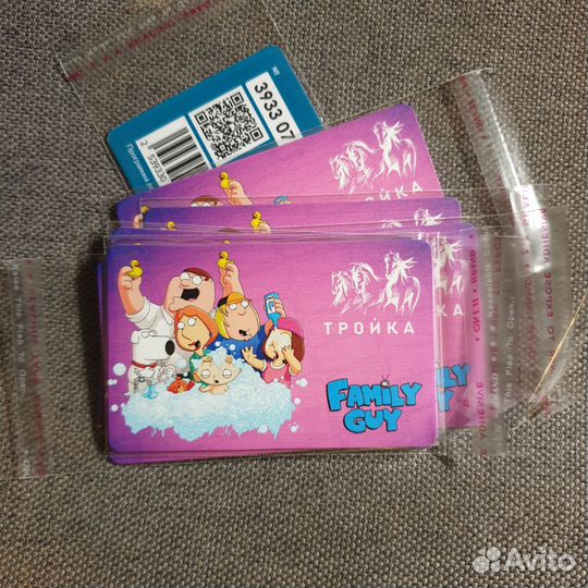 Карта Тройка Гриффины Family guy