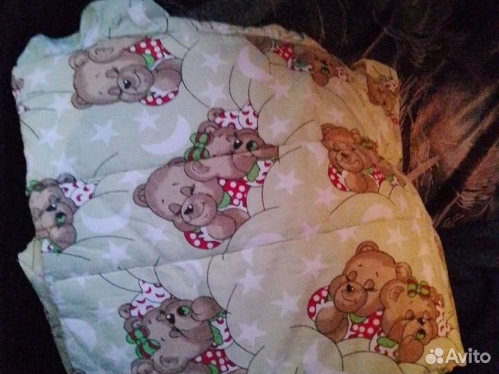 Зеленые бортики в детскую кроватку бу