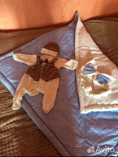 Одеяло +конверт на выписку