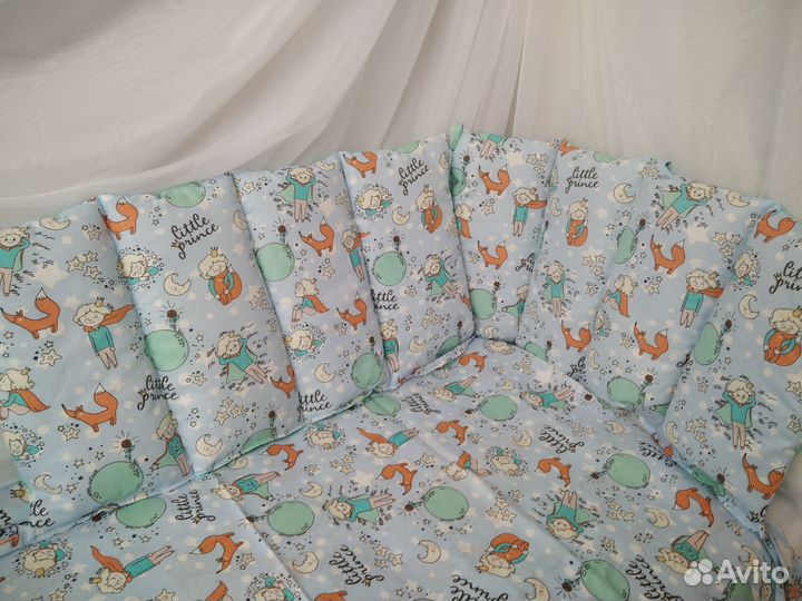 Бортик в детскую кроватку,заборчик