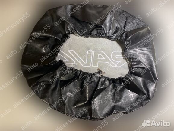 Чехол колпак на запаску Mitsubishi Pajero экокожа