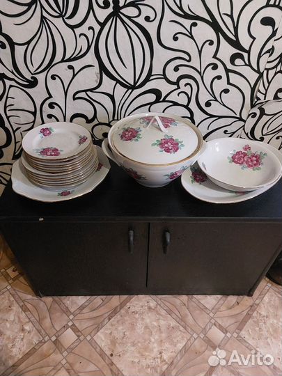 Столовый сервиз фарфор СССР