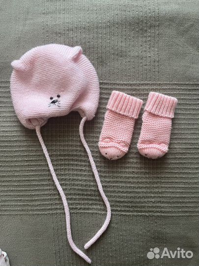 Шапочки для новорожденных