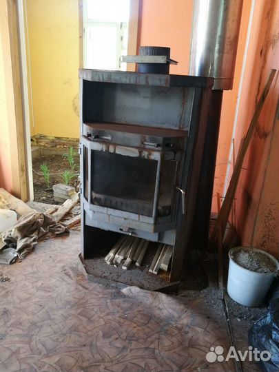 Чугунная печь камин бу