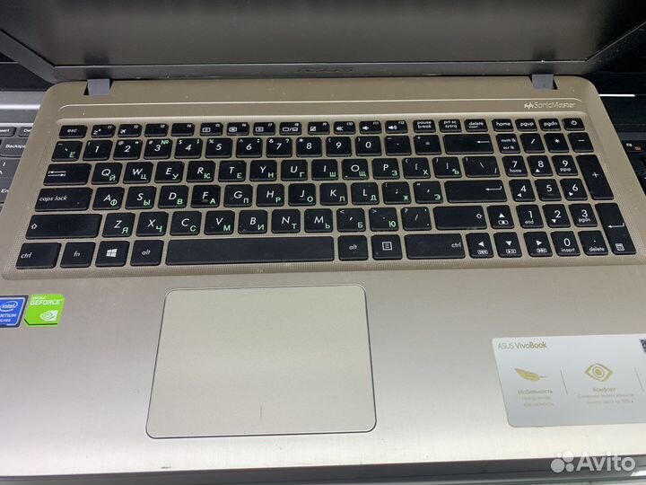 Ноутбук Asus Vivobook intel pentium silver