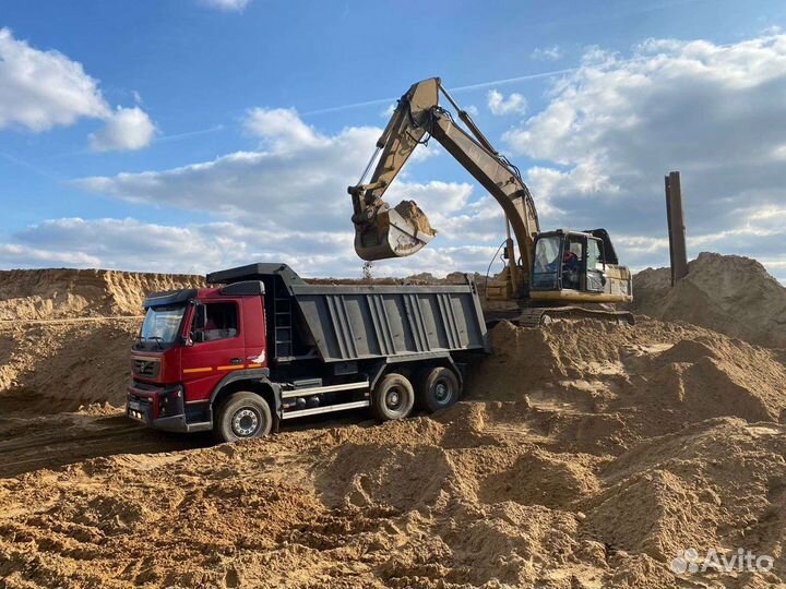 Песок,щебень,отсев с доставкой. Вывоз грунта