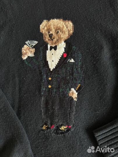 Polo ralph lauren bear свитер