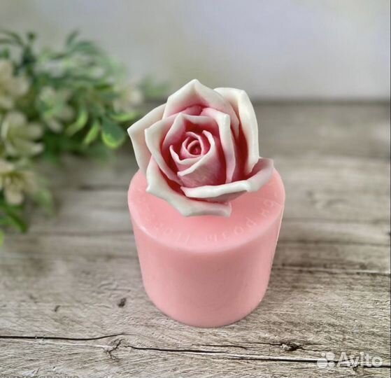 Форма силиконовая бутон розы парадайз