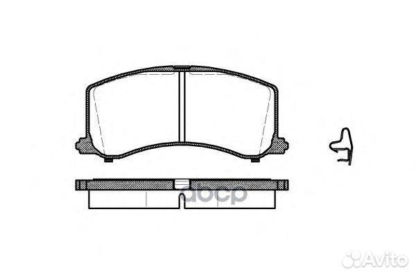 Колодки тормозные 259502 Road house