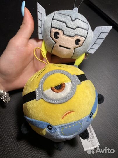 Мягкие игрушки миньон и тор