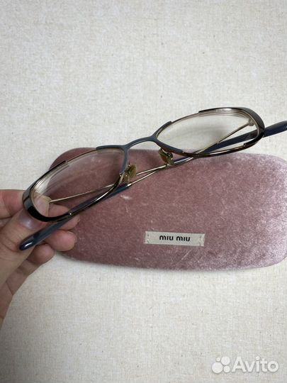 Очки оправа miu miu