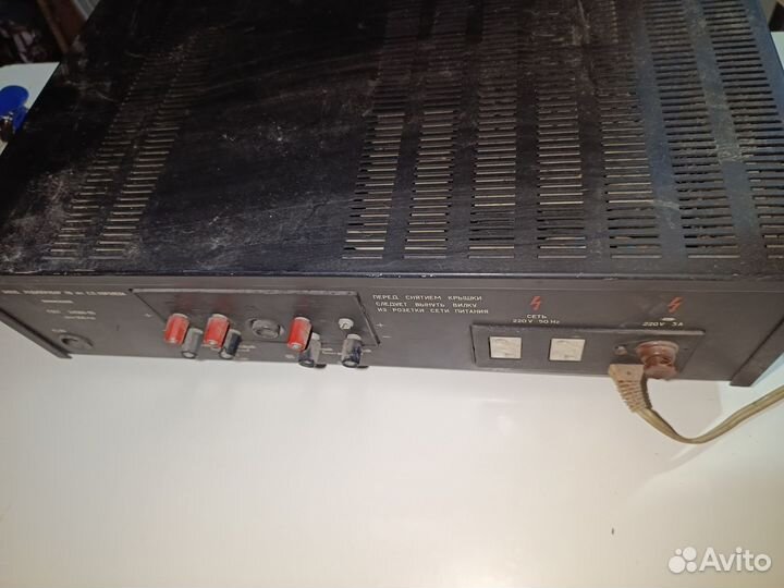 Бабинный магнитофон и усилитель из СССР