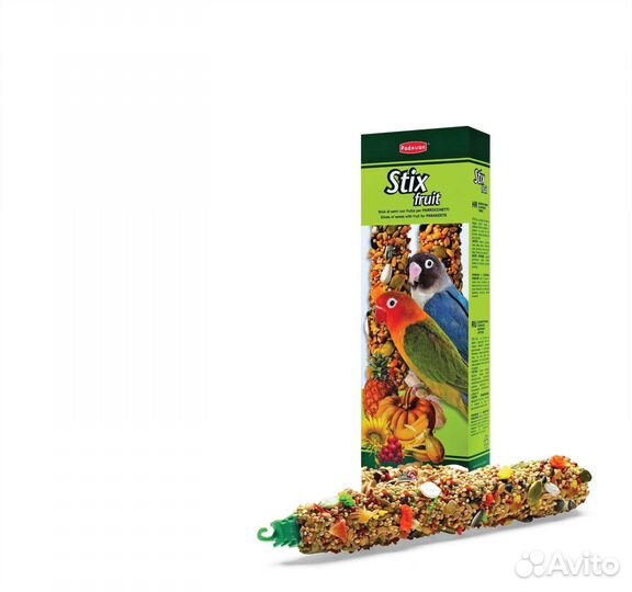 Padovan палочки фруктовые д/средних попугаев