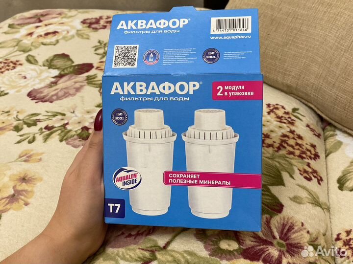 Фильтр для воды 2 штуки новые