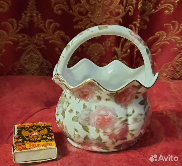 Вазочки корзиночки разные фарфор