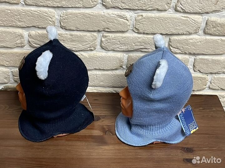 Шапки шлемы осень/зима утепленные