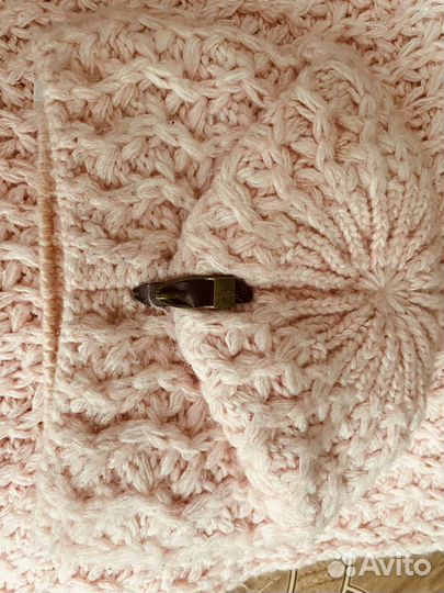 Комплект шапка и снуд женский