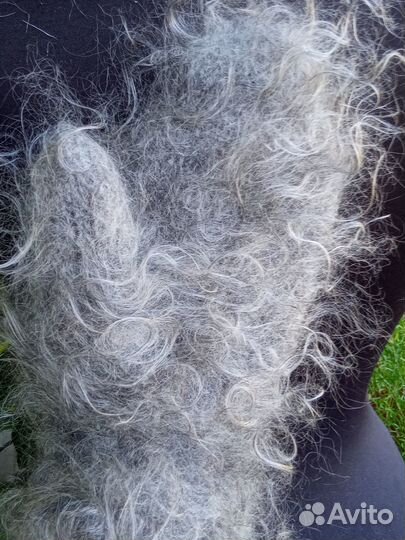 Пуховые варежки-рукавички 