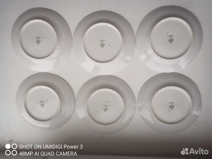 Тарелки Мадонна ГДР 6 штук 19 см новые