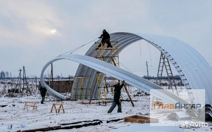 Быстровозводимые ангары под ключ