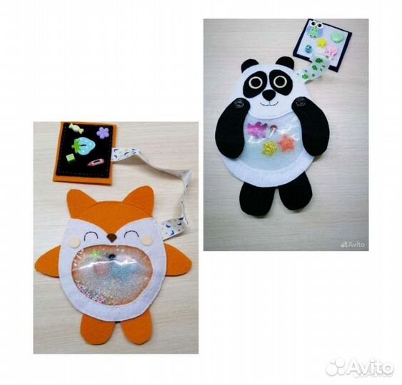 Книжки развивающие из фетра новые